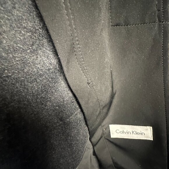 Calvin Klein Men's 44S Black Coat Jacket - Picture 8 of 9
